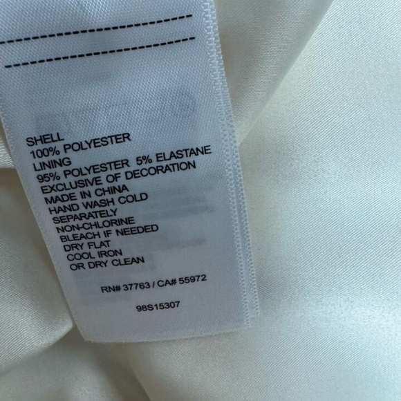 Laundry, Woman,Dress Formal,Wedding,Cream,Sz 6,Sleeveless,Knee Length,Button.! - Picture 10 of 13